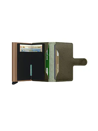 SECRID | Portefeuille - Miniwallet Saffiano Caramel | olive